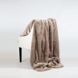 Premium Bedrunner Elegance Beigegrå 140x250cm