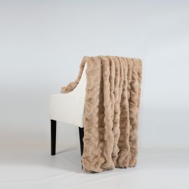 Premiumpläd Bubbles Beige 130x180cm