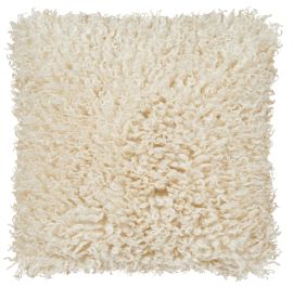 Fårskinnskudde fake Wooly beige 45x45cm