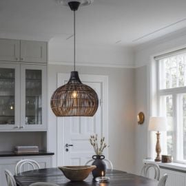 Martha Taklampa natur/svart 50cm