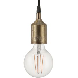 Notice sladdställ råmässing inkl Globlampa