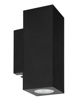 Norlys Sandvik vägglampa upp/ner svart LED GU10