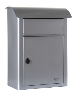Veckopostlåda SL400 Silver H50xB38xD22cm