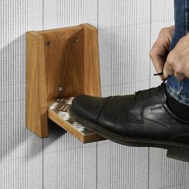 Oscar fotstöd fällbar oljad ek