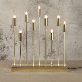 Elljusstake Pix i metall mässing 50cm