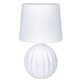 Melanie bordslampa keramik vit 27cm