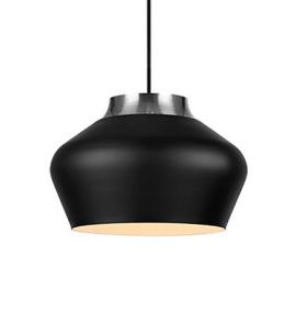 Markslöjd Kom Taklampa svart/stål 31cm