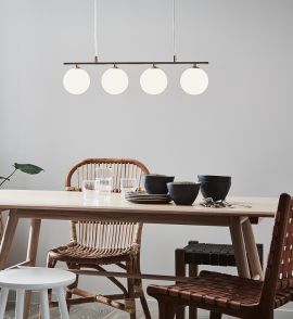 Markslöjd Quattro taklampa stål 66cm