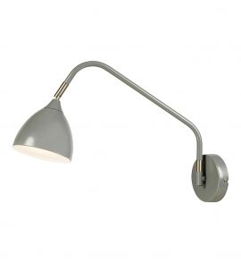 Markslöjd Valencia Sänglampa grå 40cm