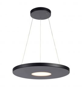 Plate Taklampa svart 50cm