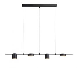 Markslöjd Row Taklampa svart 4L 106cm