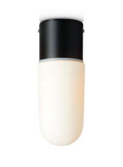 Zen Taklampa svart/vit 26cm IP44