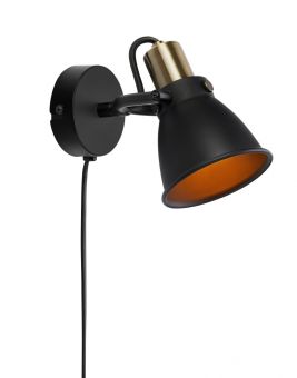Alton Sänglampa svart 15cm