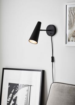 Peak Sänglampa svart 29cm