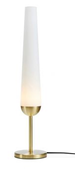 Bern Bordslampa mässing/vit 63cm
