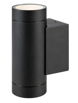 Pipe Vägglampa IP44 svart 16cm