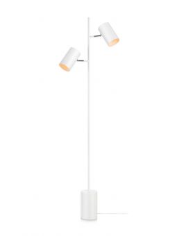 Twin Golvlampa vit 143cm
