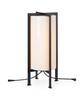 Garden 24 Golvlampa vit/svart 54cm Markslöjd