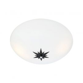 Rose takplafond vit/svart 35cm