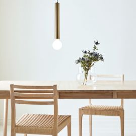 Sencillo fönsterlampa mässing 35cm