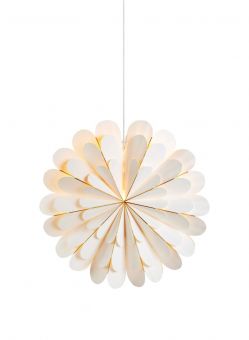 Marigold Adventsstjärna vit 45cm
