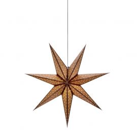 Glitter Adventsstjärna brons 45cm