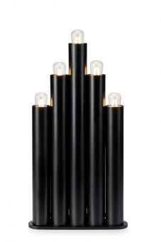Organo Ljusstake 5L svart 30cm
