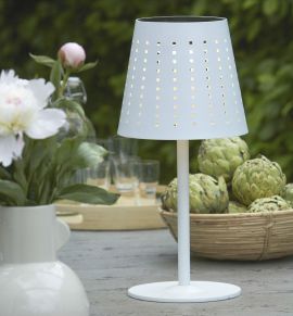 PR Home Alvar Solcellslampa USB vit 48cm