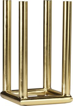 Viking Square ljusstake guld 4 lampor 37cm