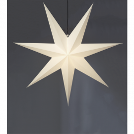 Star Trading Frozen adventsstjärna i papper vit XL 140cm
