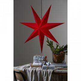 Star Trading Rozen adventsstjärna i papper röd 100cm