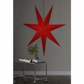 Star Trading Rozen adventsstjärna i papper röd XL 140cm