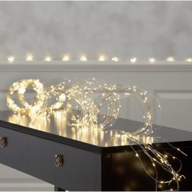Ljusslinga 3m Dewdrops 720 ljuspunkter varmvitt ljus