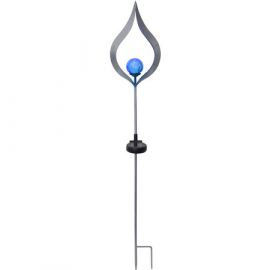 Star Trading Solcellslampa flamma blå 85cm