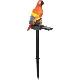 Star Trading Solcellsdekoration papegoja röd 31cm
