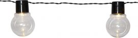 Solcells-ljusslinga Partaj svart 10L 180cm