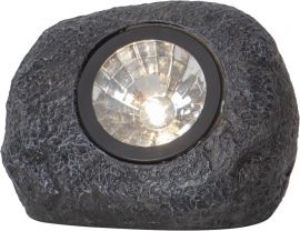 Rocky Solcells-spotlight grå 11cm
