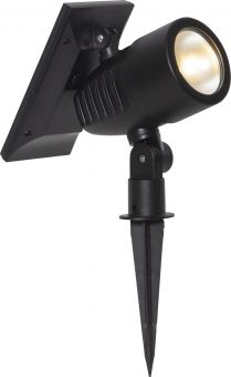 Star Trading Markspotlight Solcell Powerspot svart 21cm