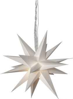 December Pappersstjärna vit 45cm