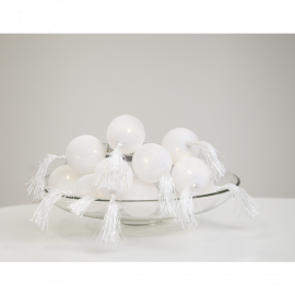 Star Trading Ljusslinga Jolly Tassel Light vit LED