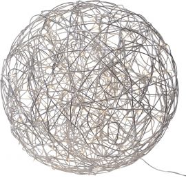 Star Trading Trassel Utomhusdekoration LED silver 50cm