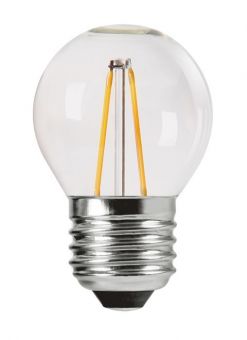 LED-lampa shine filament dimbar E27 2700K 4,5cm 2,8W 