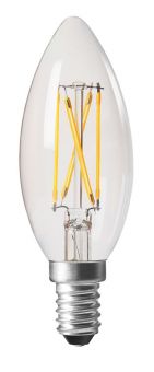 LED-lampa shine filament dimbar E14 2700K 4cm 4W 