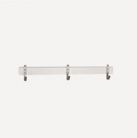 Oscarssons Möbel Nadja Kroklist 40cm 3 krokar vitlack