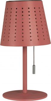 Halvar Solcellslampa USB röd PR Home