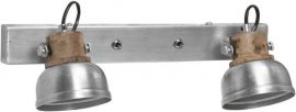 PR Home Rutland Vägglampa 2L silver 40cm