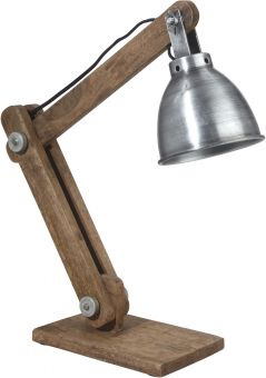 PR Home Ashby skrivbordslampa silver 50cm