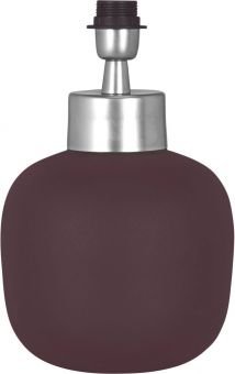 Rita Lampfot vinröd 34cm