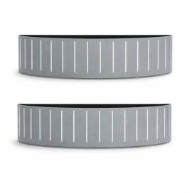 2-Pack Blomlåda Ventura Funky 90cm Betonggrå