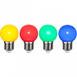 LED Lampa E27 G45 4-pack Decoration Party Multi Star Trading